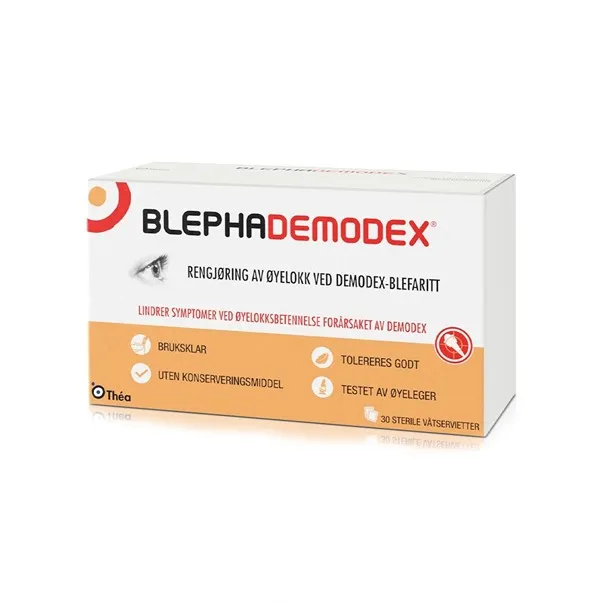 Blephademodex øyelokksrens (30stk)